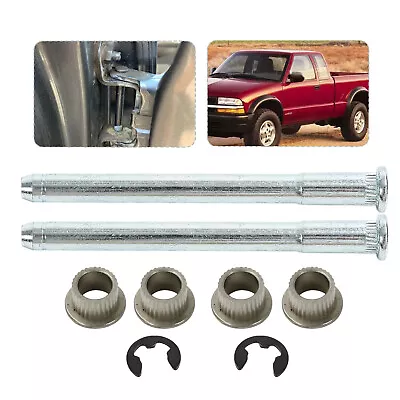 For 1994-2004 Chevy S10 GMC S15 93356553 Door Hinge Pins Pin Bushing Kit 94-04 • $7.98