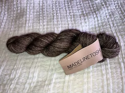 1 HANK MADELINETOSH 100% SUPERWASH MERINO WOOL - PECAN HULL 420 Yds • $20