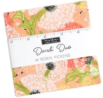 Dandi Duo Moda Charm Pack 42 100% Cotton 5  Precut Quilt Squares • $15.99