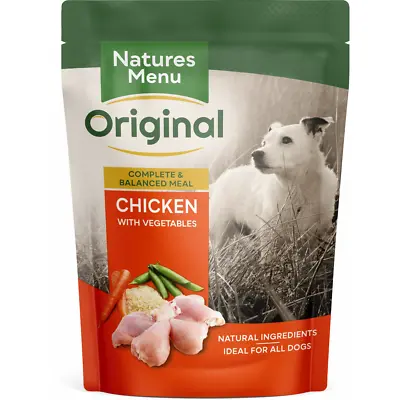 Natures Menu Original Dog Food Wet Pouches With Real Meat 8 X 300g All Flavours • £20.49