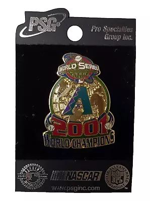 VINTAGE 2001 World Champion Arizona Diamondbacks Commemorative Pin NEW/RARE • $8.99