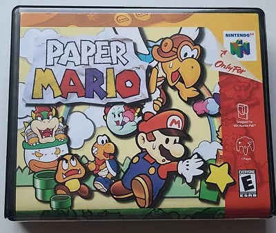 Paper Mario CASE ONLY Nintendo 64 N64 Box BEST Quality Available • $14.97