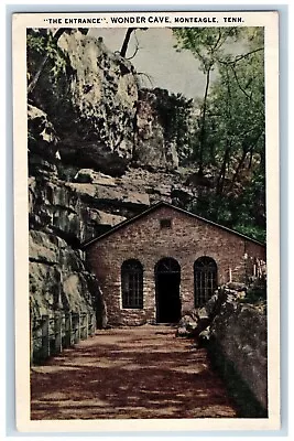 Monteagle Tennessee Postcard Entrance Wonder Cave Exterior C1940 Vintage Antique • $19.47