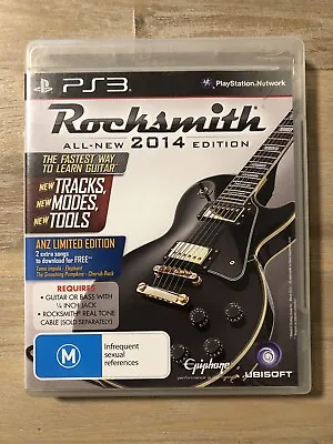 Rocksmith 2014 Edition PlayStation 3 PS3 - PAL - VGC - Complete - Free Postage • $22.95