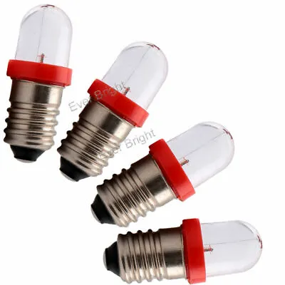 4 New Red Led Bulbs Fit Vintage Pachinko - Four New Red Out Of Balls Light Bulbs • $6.99