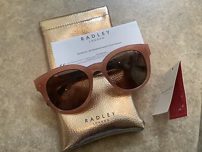 Brill Radley ‘Elspeth’ Sunglasses. Smoke Pink/Tortoiseshell. BNWT & Case RRP £60 • £39
