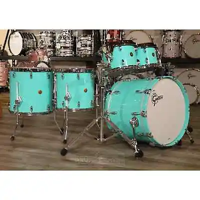 Gretsch USA Custom 5pc Drum Set Seafoam Green Gloss • $6572