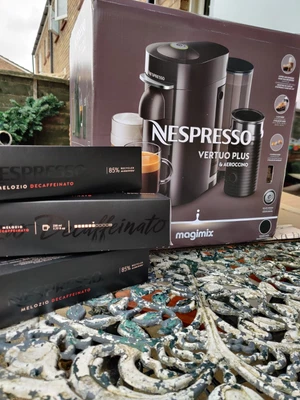 £130 • Buy Nespresso Magimix Vertuo Plus& Aeroccino 42 Capsules 