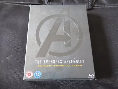 The Avengers Assembled Complete 4 Movie Collection  (SEALED BLU-RAY BOXSET 2019) • £13.99