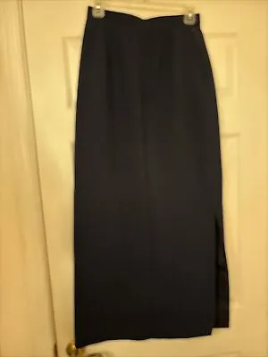 Women's Us Air Force Usaf Mess Dress Blue Skirt 14 Regular 27” Waist 40” Length • $49.95