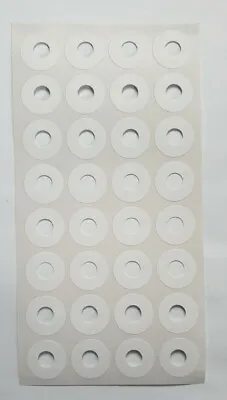 White Ring Hole Page Reinforcers Self Adhesive Stickers Home Office Filing • £1.75