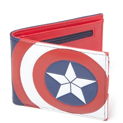 Marvel Captain America Civil War Shield Logo Official Merchandise Wallet • £16.95