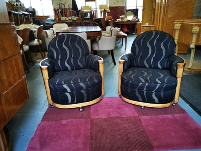 £1999 • Buy A Rare Pair Of  Art Deco Armchairs C 1930  Maurice Adams ,Hille ,Epstein
