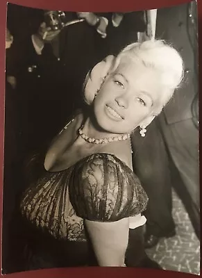 'jayne Mansfield' Vintage Original 6 X 8 Press Photo 1957 'oh! For A Man' • £25