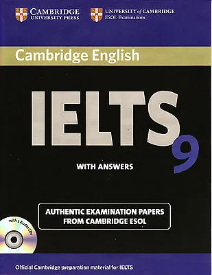 Cambridge IELTS 9 Book With CD's ESOL Examination Papers With Answers @BRAND NEW • £39.95