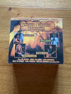Country And Western Favourites (4 Disc CD Set 1992) New & Sealed • £14.99