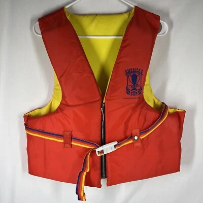 $29.99 • Buy Vtg America's Cup Model 909 Boyant Vest Type 3 Personal Flotation Device Sz L/XL