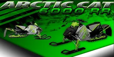 Arctic Cat 6000 RR Snowmobile Racing Snocross Garage Trailer Banner Sign • $34.99