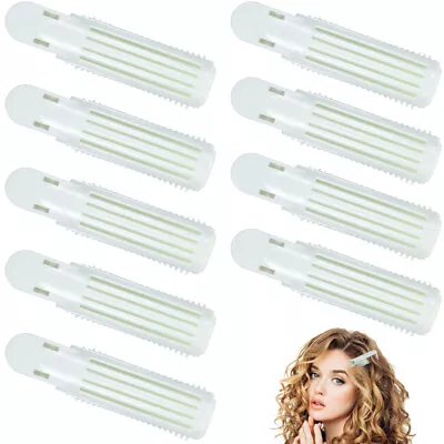  10 Pcs Curlers Hair Rollers For Short Volume Clips Roots Korean Wave • £11.69