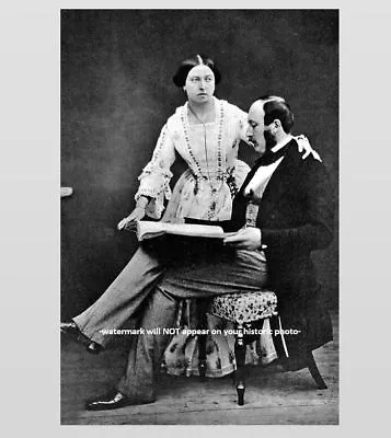 Prince Albert And Queen Victoria PHOTO Monarch Of The United Kingdom 1854 • $4.28