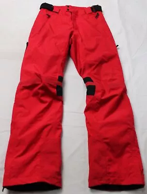 Moncler Men's Adjustable Grenoble Insulated Snow/Ski Pants TM8 Red Medium • $199.99