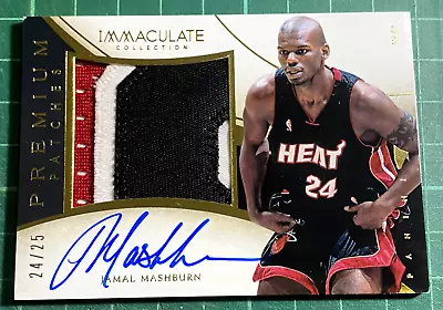 2013-14 Immaculate Premium Patches Auto Jersey # 24/25 Jamal Mashburn Jumbo 1/1 • $89.99