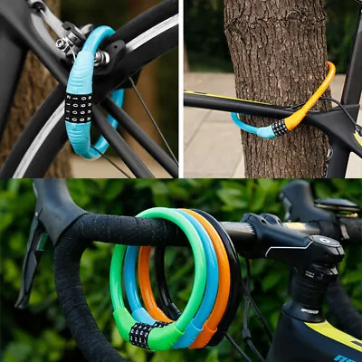 Portable Electric Bicycle Lock 4 Digit Password Anti-theft Security Chain Lock  • $3.99