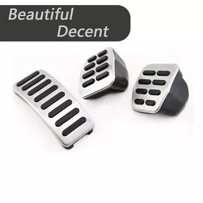 Stainless Steel Car MT Pedal Cover Brake For VW Bora Jetta Golf Mk4 Polo 98-04 • $41.88