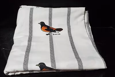 1996 MLB Baseball Full Flat Bed Sheet Bibb Company Baltimore Orioles Vintage USA • $29.99