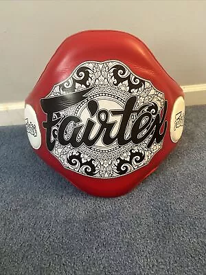 Fairtex Light-Weight Belly Pad Muay Thai | Premium Leather Gear • $120