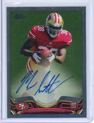 2013 Topps Chrome Marcus Lattimore 170 Rookie Auto Autograph 325/600 49ers RC • $4.99