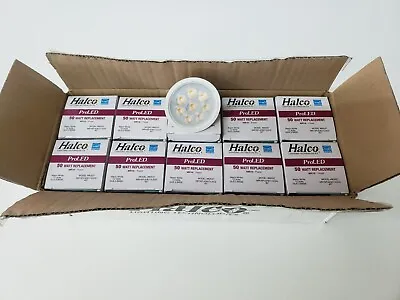 BOX OF 10 - HALCO MR16FL6-827-LED2 - GU5.3 2700K 12v MR16 6.5W • $60