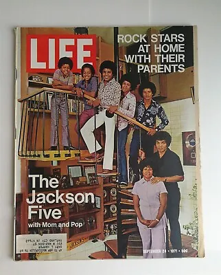 Life Magazine September 24 1971 - Michael Jackson & The Jackson Five Rock Stars • $14.99