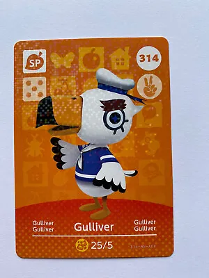 314 Gulliver Series 3 Animal Crossing Amiibo Card #314 Authentic ACNH • $1.90