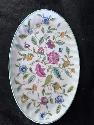 Minton Haddon Hall Shallow Oval Plate (~8.5 X 5.5 ) • £5