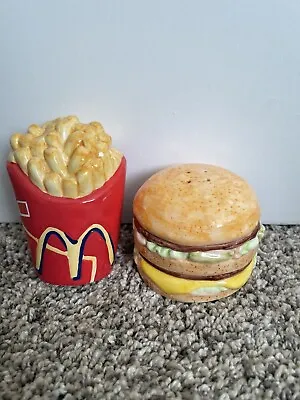 McDonalds - Big Mac Fries - Salt & Pepper Shaker Set - Collectible 1997 Vintage • $15