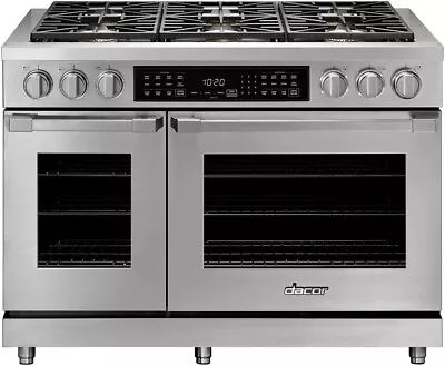 Dacor Professional HDPR48SLP 48  Stainless Steel Dual Fuel Range Freestanding • $5999.99