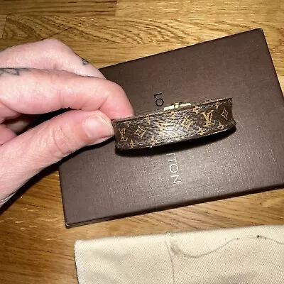 Louis Vuitton Cuff Bracelet Size 17 With Dust Bag And Box • £80