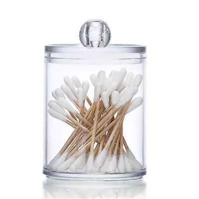 Transparent Q-Tip Storage Organizer Makeup Storage Holder  Home • $14.66