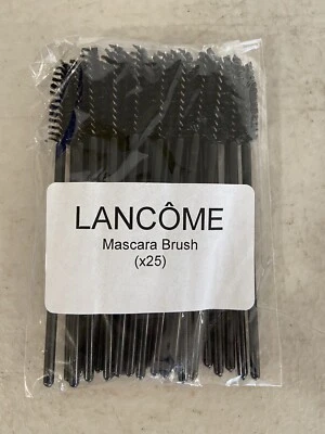 £3.49 • Buy 25 X LANCOME MASCARA BRUSH DISPOSABLE WANDS EYELASH MAKE UP APPLICATOR EXTENSION