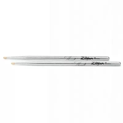 Zildjian Chroma Drumsticks - 5A - Metallic Silver Pair Of Drumsticks • $38