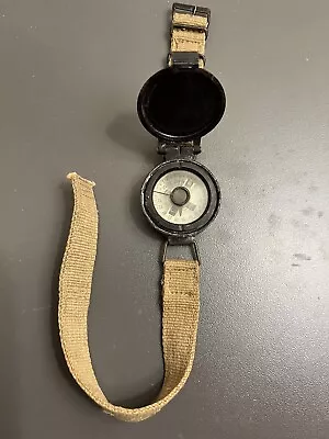 VINTAGE WW1 ?? MILITARY WRIST COMPASS WALTHAM?? All Metal …Solid • $89.99