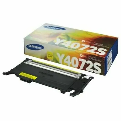 Genuine Samsung CLT- Y4072S Yellow Laser Toner Cartridge For CLP-320 320N 325W • £64.58