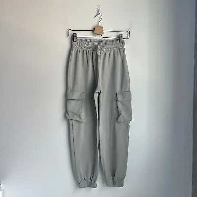 $14.99 • Buy Zara Women's Plush Cargo Jogger Pants In Gray Size SMALL