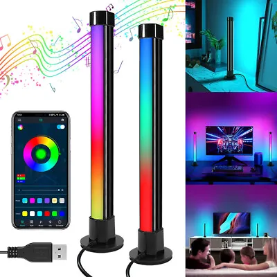 £21.99 • Buy Smart RGB LED Light Bars Backlight Music Sync APP Remote Control Light Gaming UK