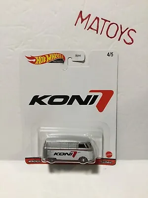 Hot Wheels Koni VW Volkswagen T1 Panel Bus With Real Riders BN • $18