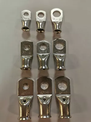 £93.63 • Buy 25mm² 35mm² 50mm² HEAVY DUTY COPPER TUBE TERMINALS LUGS EYELETS BATTERY STARTER