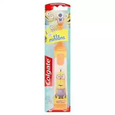 Colgate Minions Kids Extra Soft Battery Toothbrush 3+ Years  PACKAGING DAMAGED • £4.95