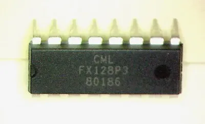 FX128  Audio/Voice Scrambler Chip. New Old Stock. QTY=1 • $30