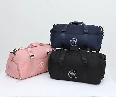 Men Women Canvas Duffle Bag Travel Yoga Holiday Gym Handbag Weekend Luggage Bag • £9.99